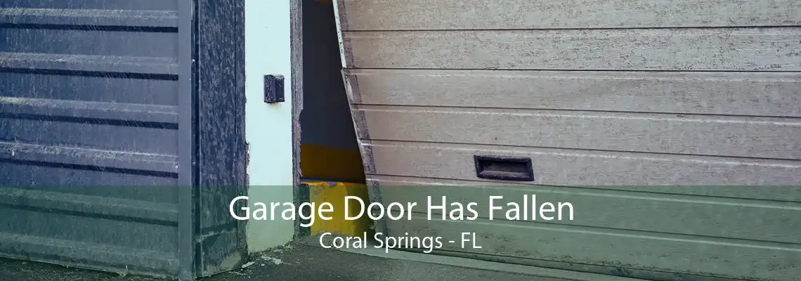 Garage Door Has Fallen Coral Springs - FL